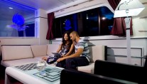 Yacht LA PERLA -  Relaxing in the Salon